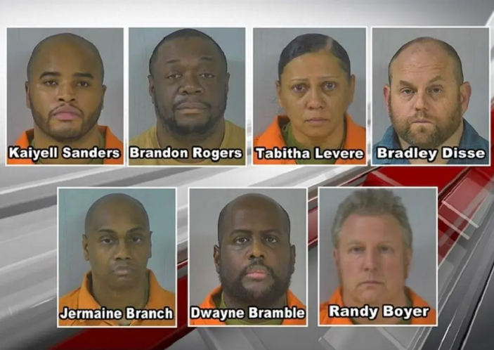 Seven Virginia deputies charged with murder in death of black man