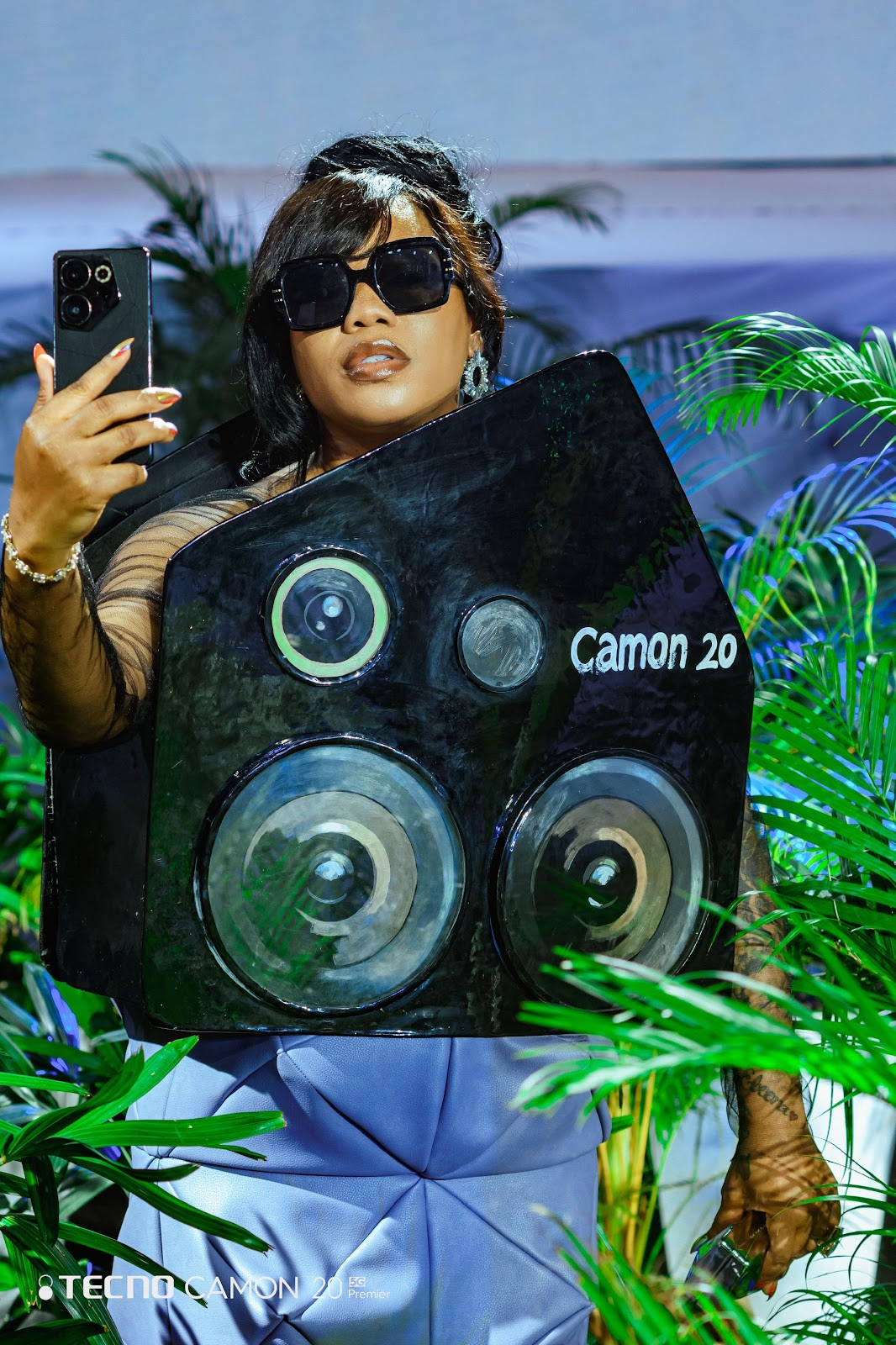 Stars From The Blue Carpet of The Camon 20 Launch Wow The Fashion and Tech World