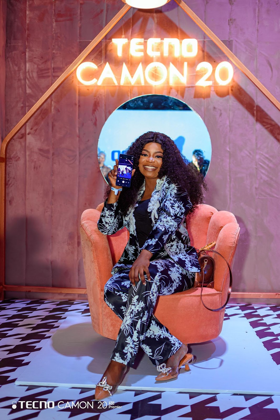 Stars From The Blue Carpet of The Camon 20 Launch Wow The Fashion and Tech World